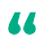 Green quotation marks