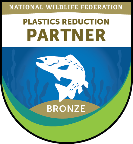 National Wildlife Federation Campus Race to Zero Waste Plastics Reduction Partner Bronze badge