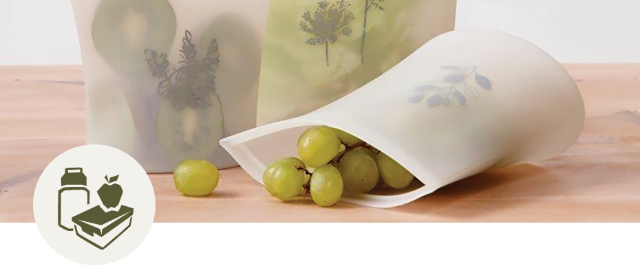 Food items in sustainable packaging