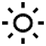 Sun icon