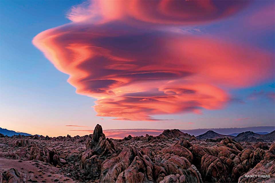 An image of a lenticular cloud.